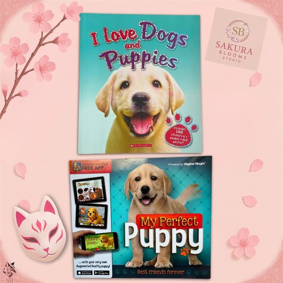 I Love Dogs & Puppies and My Perfect Puppy books, pre-loved - Picture 1 of 11